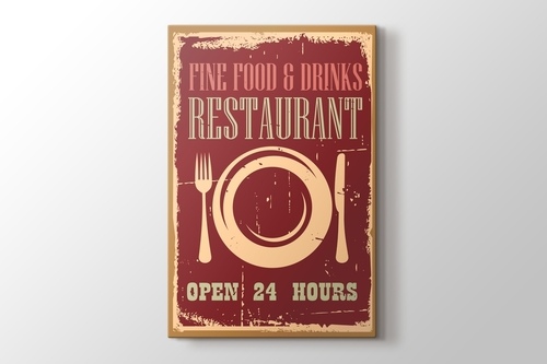 Picture of Vintage Restaurant Poster