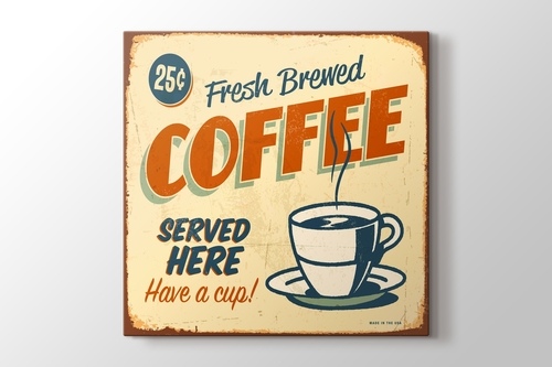 Picture of Vintage Coffee Poster