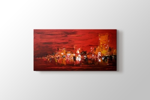 Picture of Oil Painting Abstract City