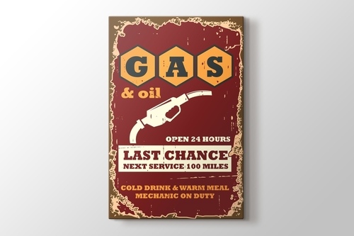 Picture of Vintage Gas Poster