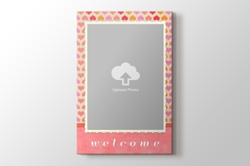 Picture of Welcome Gift for Baby Girl Canvas Print