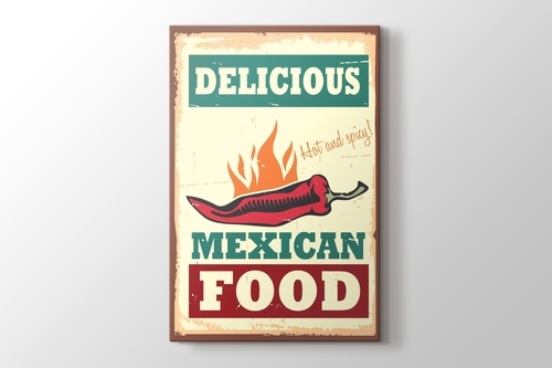 Picture of Vintage Mexican Food Poster