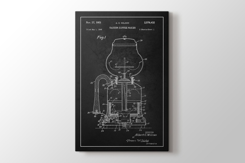 Picture of Vacuum Coffee Maker Patent