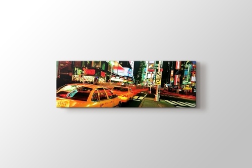 Picture of Yellow Cabs at Times Square