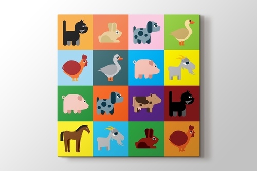 Picture of Colored Animals
