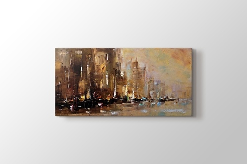 Picture of Oil Painting Abstract Pier