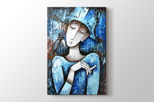 Picture of Woman in Blue