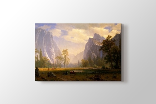 Picture of Looking Up the Yosemite Valley