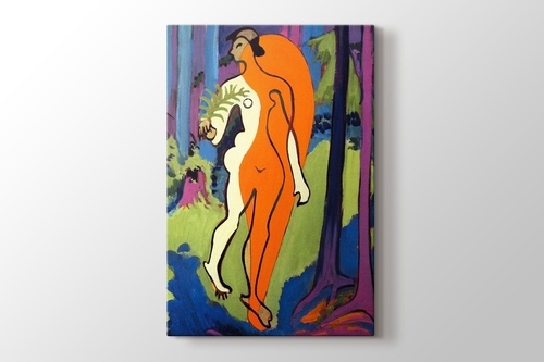 Picture of Nude in Orange and Yellow