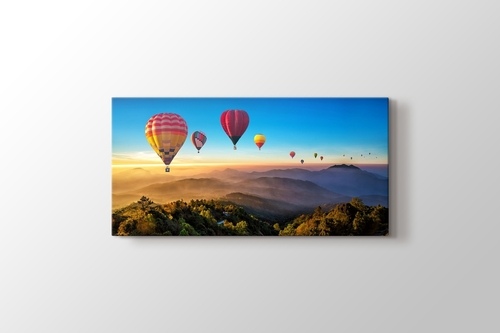 Picture of Balloons Over Mountains