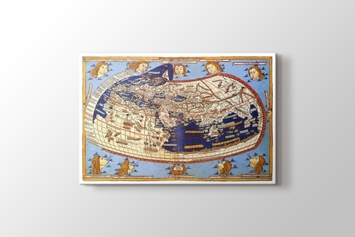 Picture of Claudius Ptolemy The World Map 1482