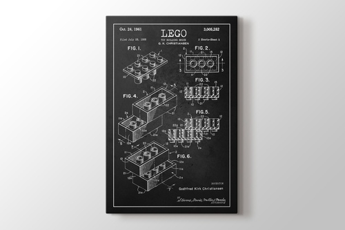 Picture of Lego Toy Building Brick Patent