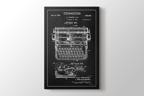 Picture of Typewriter Patent