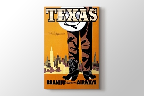 Picture of Texas Airlines Vintage Poster