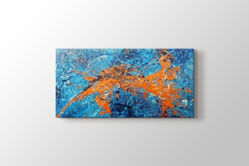 Picture of Orange Cyan Abstract