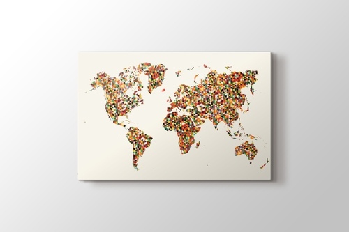 Picture of World Map Triangle