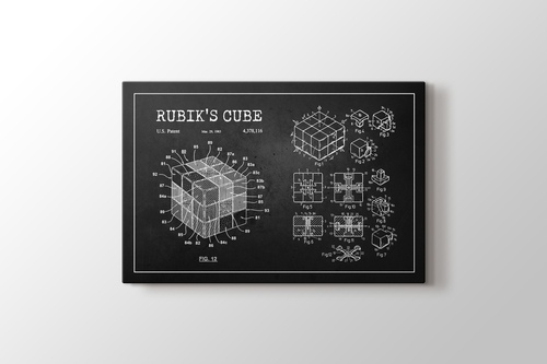 Picture of Rubik's Cube Patent