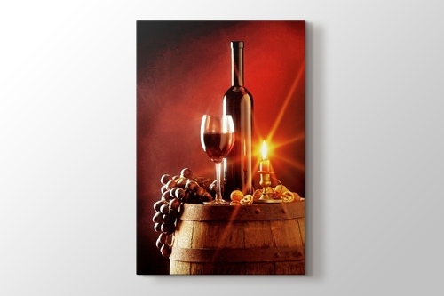 Picture of Wine and Candle