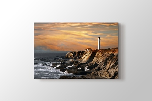 Picture of Lighthouse over Hills