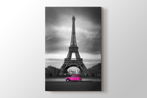 Picture of Eiffel Pink Car