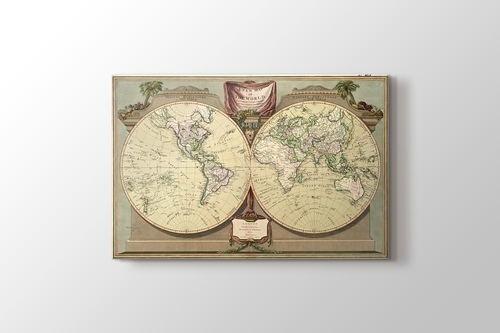 Picture of Vintage World Map 1808
