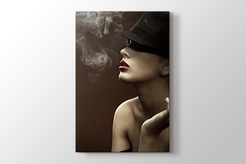 Picture of Woman Smokes