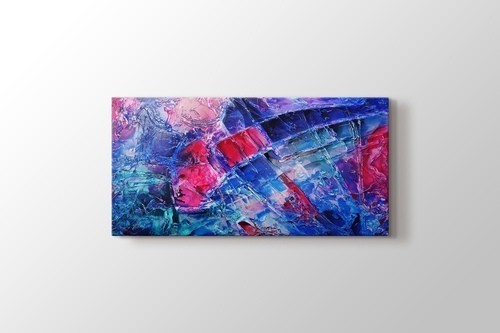 Picture of Blue pink purple abstract