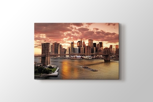 Picture of Brooklyn Bridge Sunset