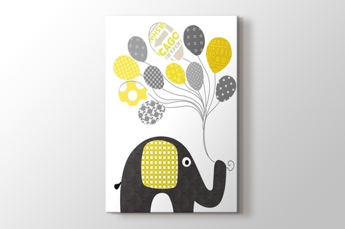Picture of Elephant and Baloon