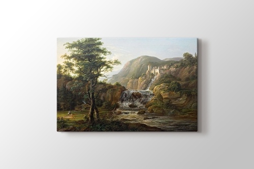 Picture of Gebirgslandschaft mit Wasserfall