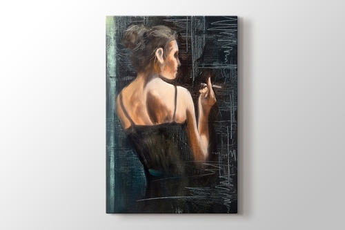 Picture of Girl with Cigarette