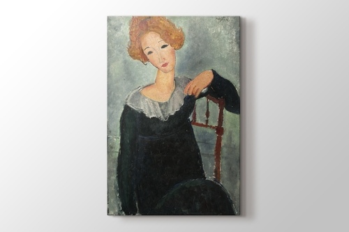 Picture of Amedeo Modigliani - Woman with Red Hair
