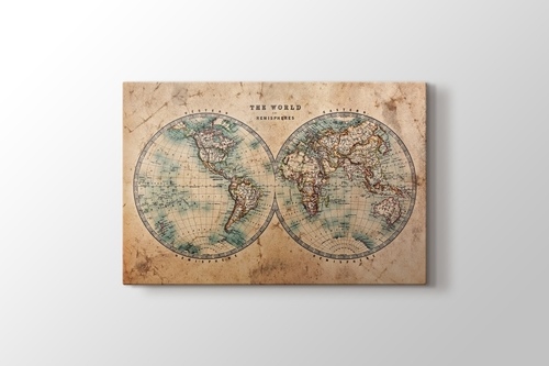 Picture of Vintage World Map