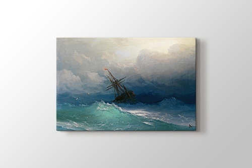 Picture of Ship on Stormy Seas