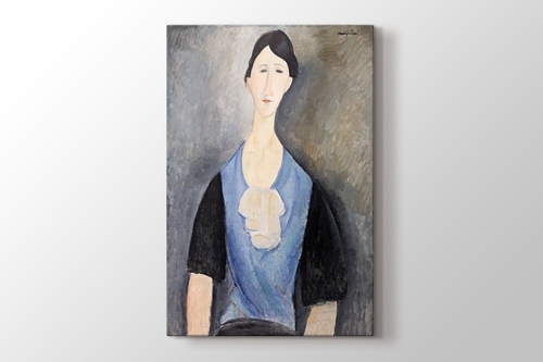 Picture of Young Woman in Blue
