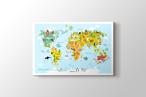 Picture of Baby World Map & Animals