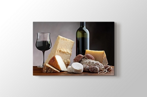 Picture of Cheese Platter and Wine