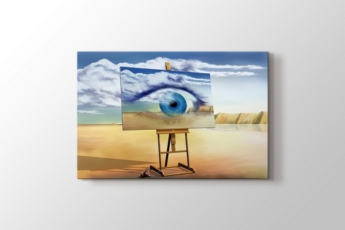 Picture of Eye on Canvas Abstract