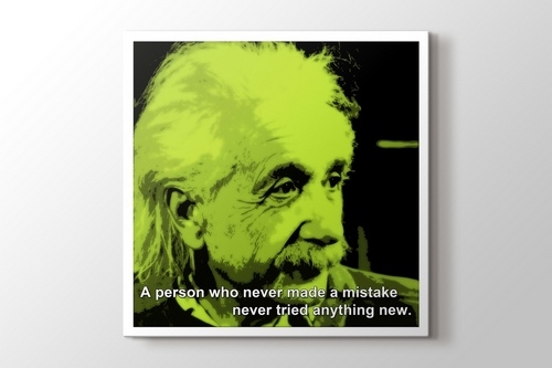 Picture of Albert Einstein - Mistake