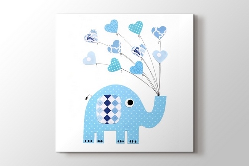 Picture of Blue Dot Elephant