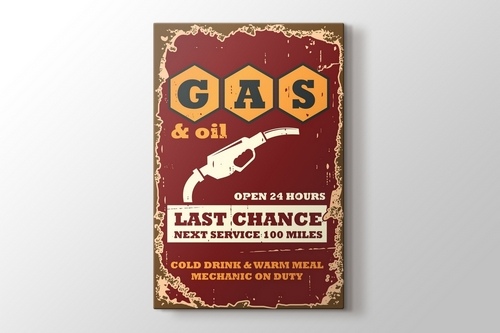 Picture of Vintage Gas Poster