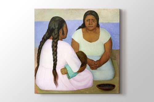 Picture of Two Women and a Child 1926