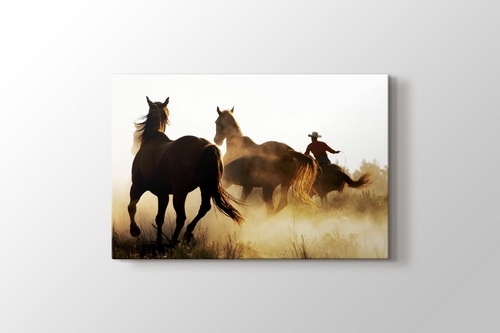 Picture of Cowboy and the Horses
