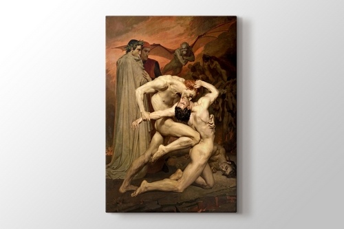 Picture of Dante and Virgil In Hell - William-Adolphe Bouguereau