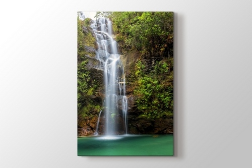Picture of Santa Bárbara Waterfall at Alto Paraíso Brazil