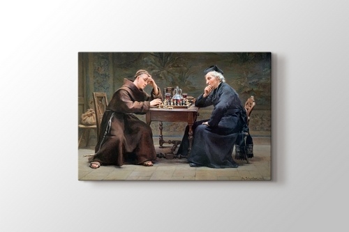 Picture of Game of chess - Charles Baptiste Schreiber