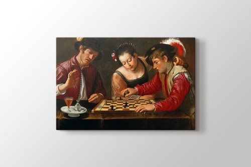 Picture of The Chess Game - Caravaggio