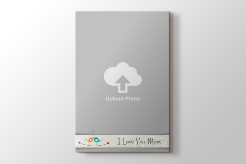 Picture of I love you Mom Photo on Canvas Print